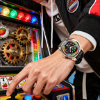 Casino Series Black Slots Machine Limited Edition Automatic Watch