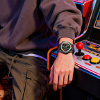 Casino Series Black Slots Machine Limited Edition Automatic Watch