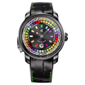Casino Series Black Slots Machine Limited Edition Automatic Watch