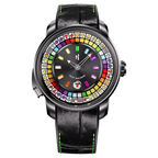 Casino Series Black Slots Machine Limited Edition Automatic Watch