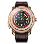 Casino Series Rose Gold Poker Roulette Automatic Watch