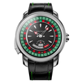 Casino Series Silver European Roulette Automatic Watch