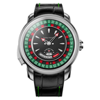 Casino Series Silver European Roulette Automatic Watch