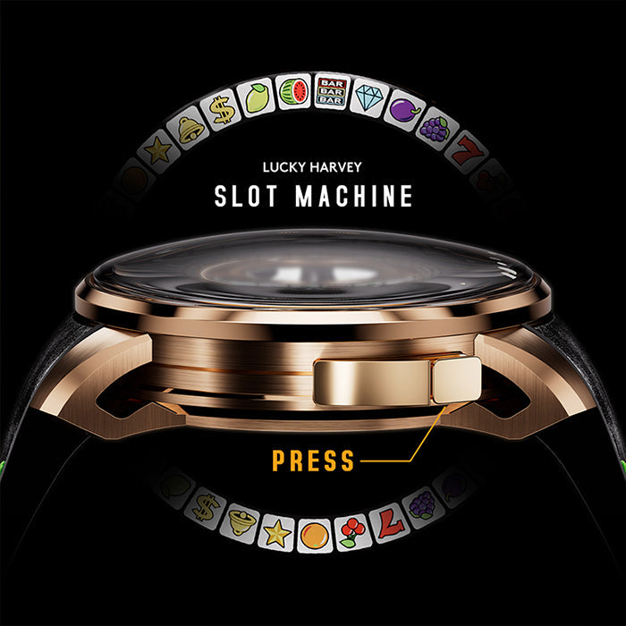 Casino Series Rose Gold Slots Machine Limited Edition Automatic Watch