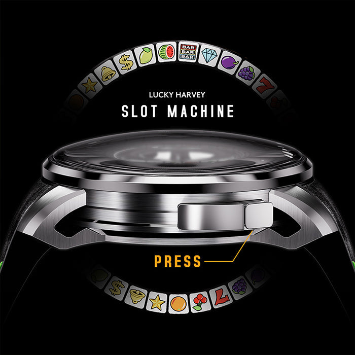 Casino Series Silver Slots Machine Limited Edition Automatic Watch