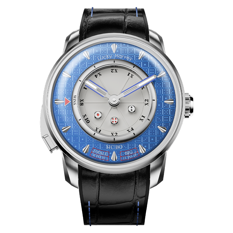Casino Series Blue Sic Bo Automaton Watch