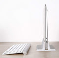 Laptop Stand, Cradle for Laptops, Adjustable Dock, Holder for Macbook Dell Hp Surface Ipad - Silver