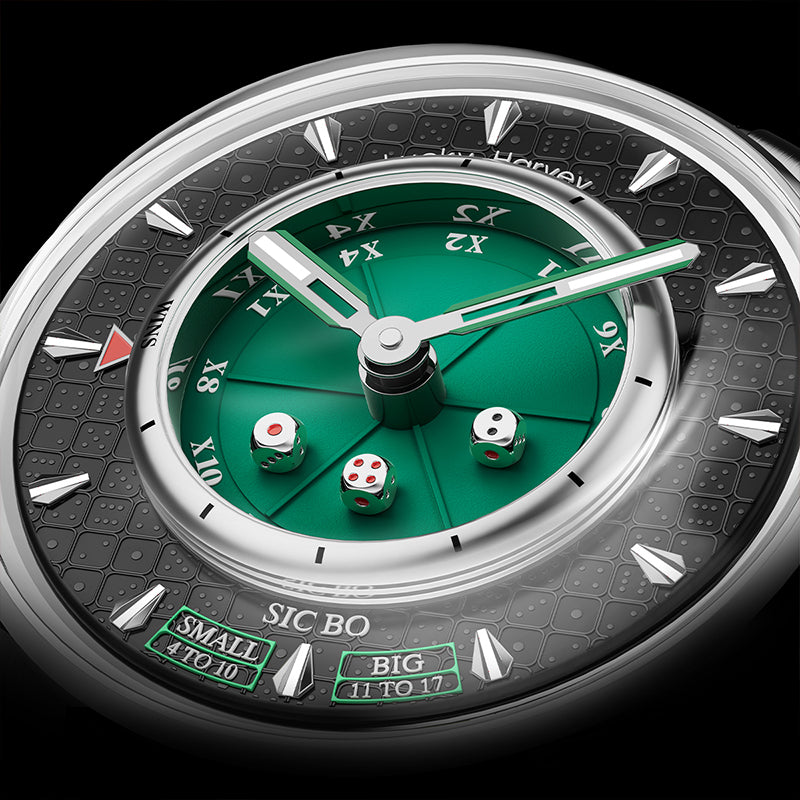 Casino Series Blue Sic Bo Automaton Watch