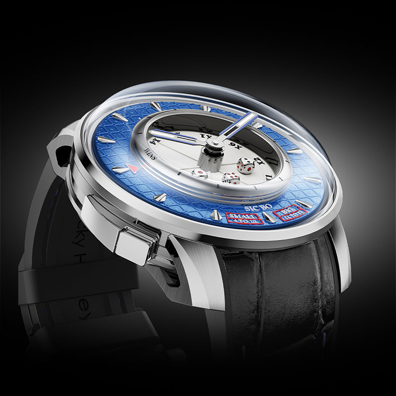 Casino Series Blue Sic Bo Automaton Watch