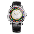 Sports Series Silver World Football Limited Edition Automatic Watch